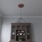 Ekena Millwork Berkshire PVC Medallion (Canopies up to 5 3/4"), 13"OD x 3 1/2"ID x 3/4"P, Metallic Champagne Pink CMP13BEFCP - alternate 9